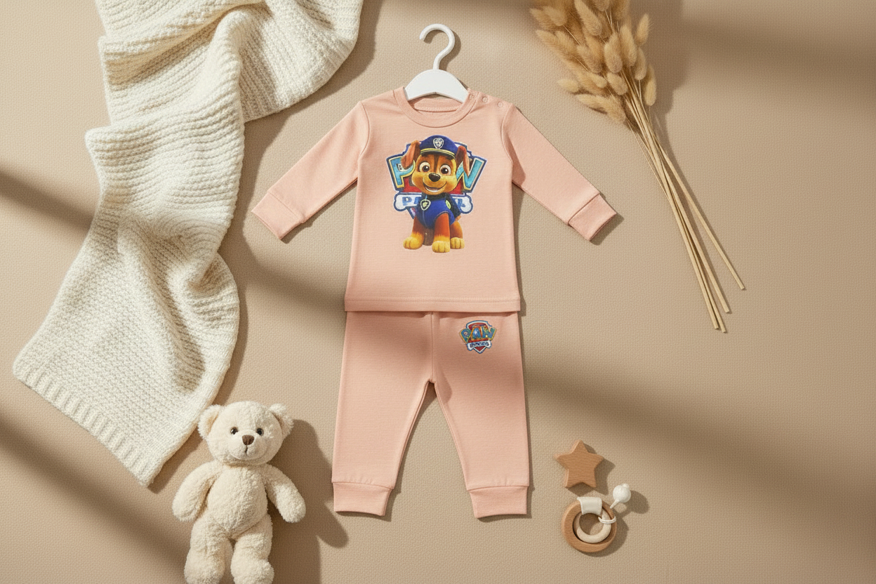 CHASE PAW PATROL -2 PIECES Pajamas Set -6 COLORS