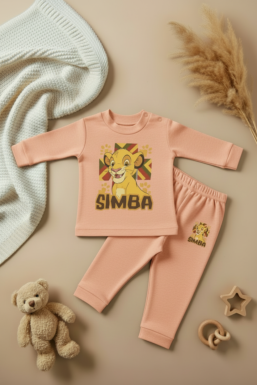 SIMBA Baby 2 pieces Pajamas Set- Available 6 colors -
