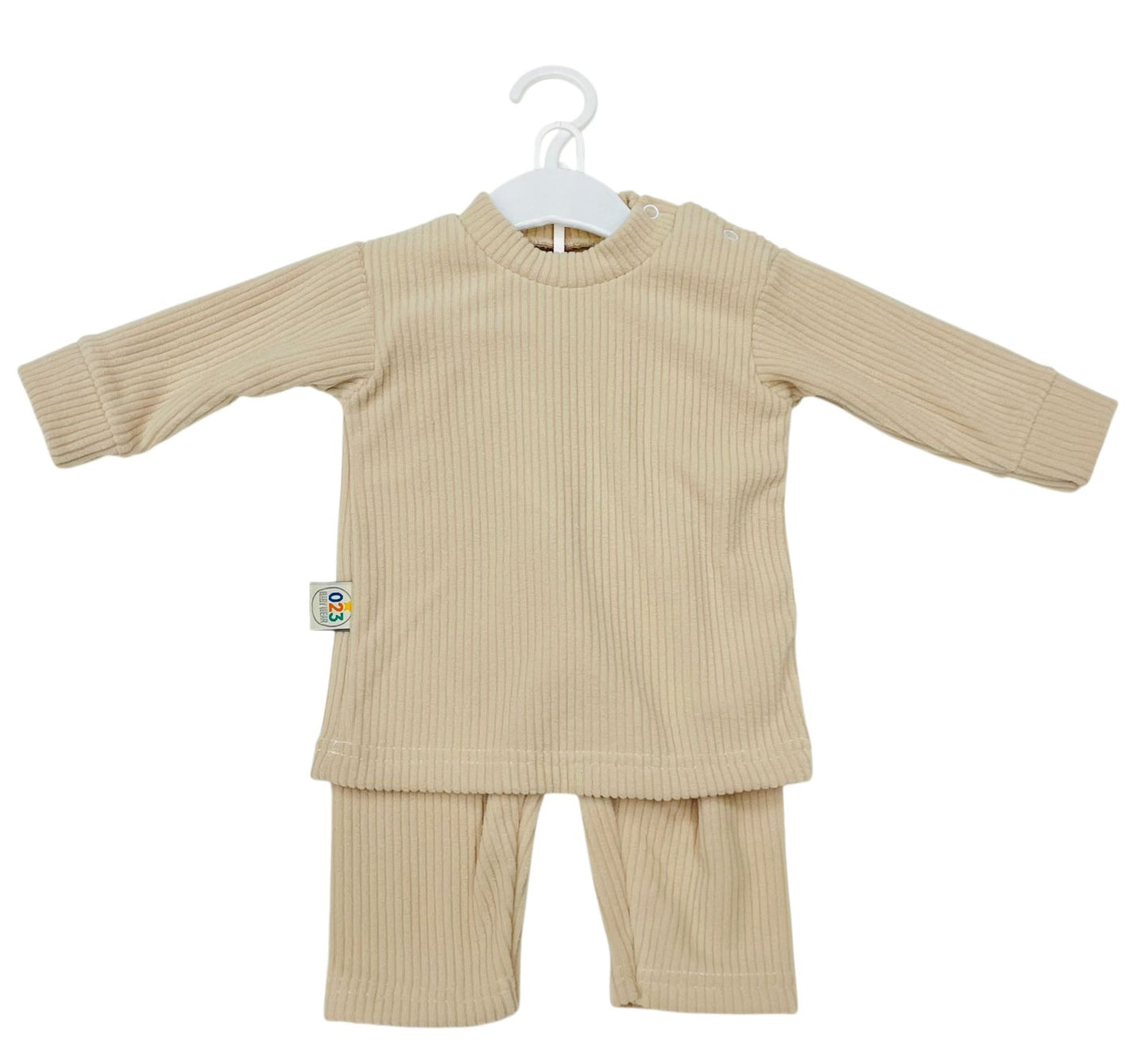 Ribbed Cotton Two-Piece Baby Set