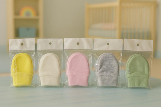 Soft Cotton Newborn Mittens – Gloves Color