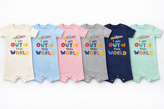 Out of This World Baby Romper – 6 Color Options