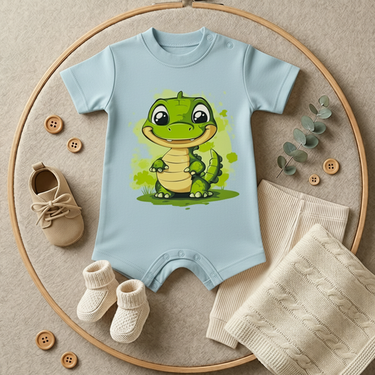 GREEN Dino-BABY-6 COLORS
