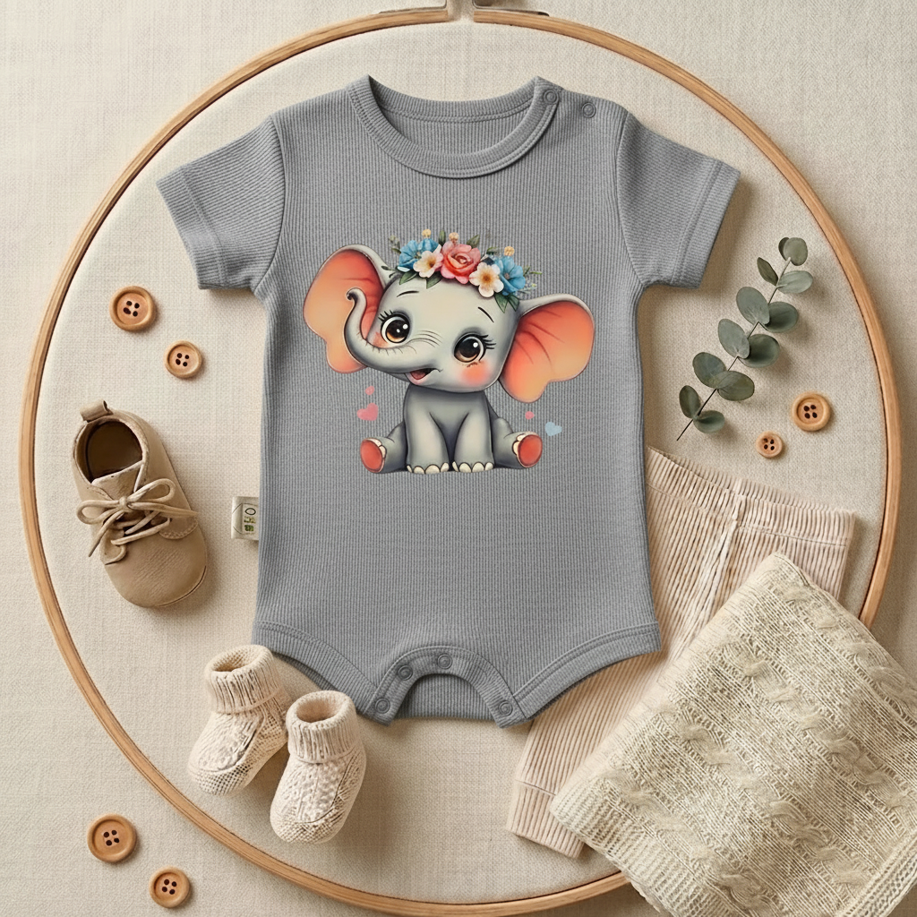 BABY GIRL ELEPHANT-6 COLORS