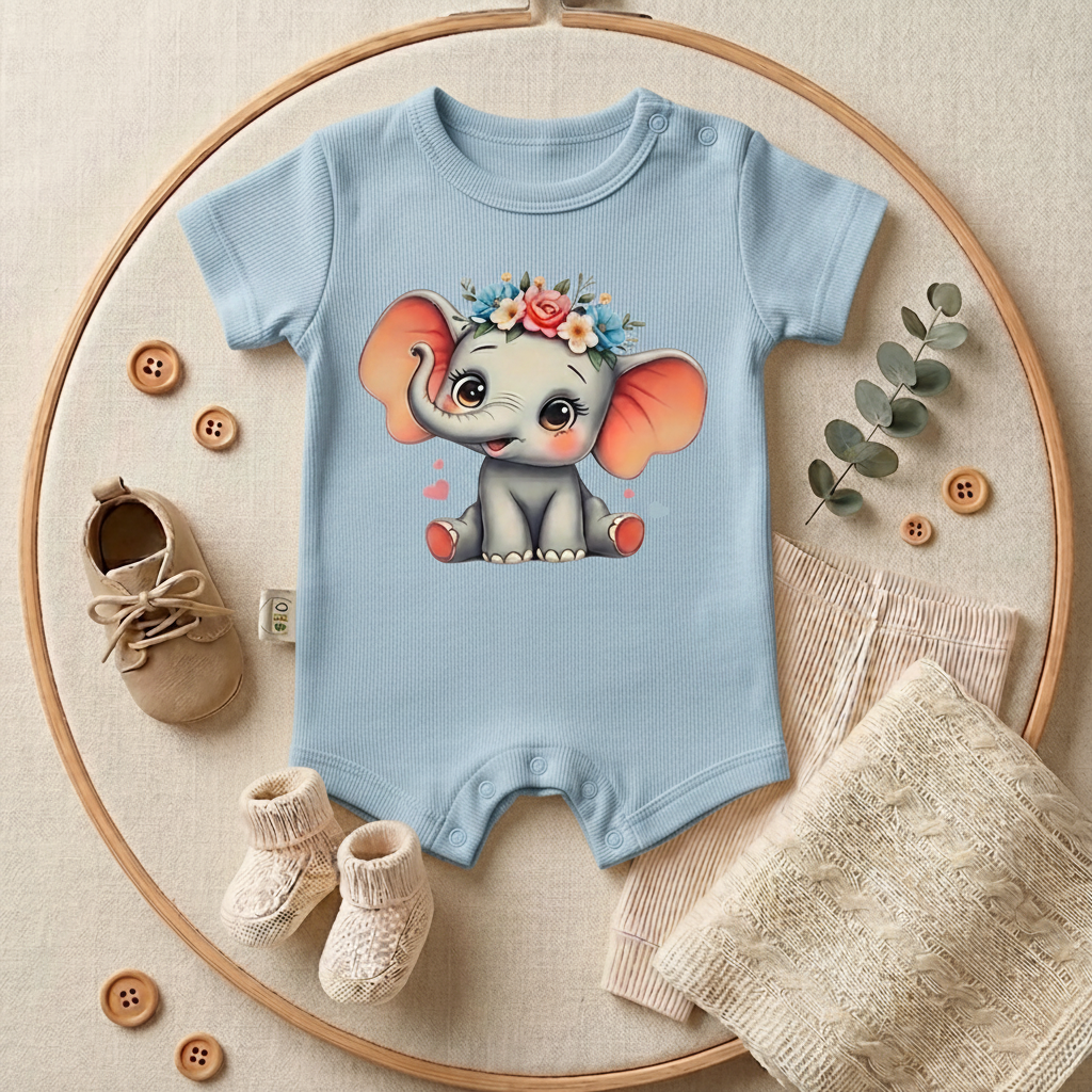 BABY GIRL ELEPHANT-6 COLORS