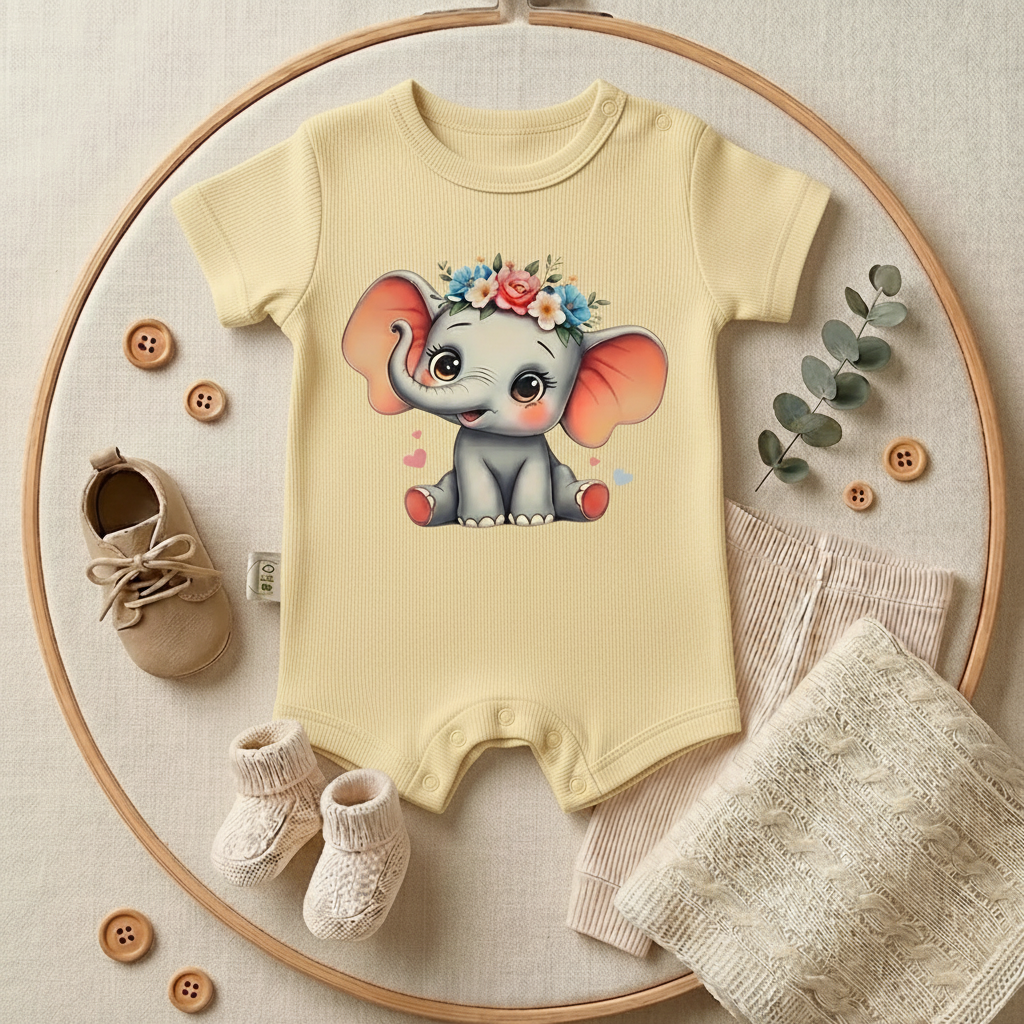 BABY GIRL ELEPHANT-6 COLORS