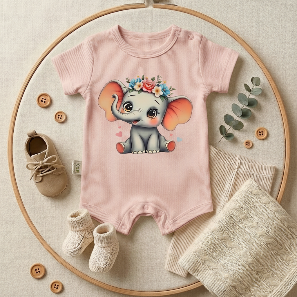 BABY GIRL ELEPHANT-6 COLORS