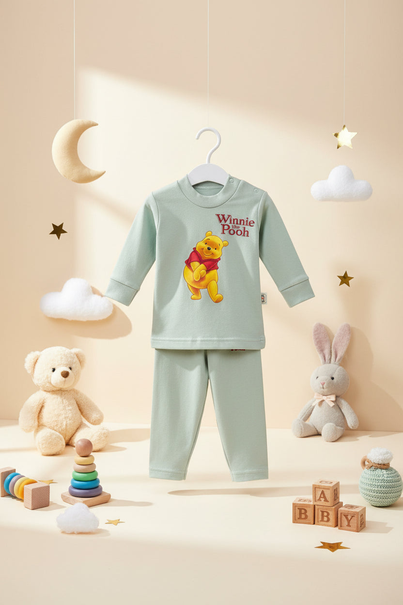 WINNIE THE POOH 2 PIECES Pajamas Set-6 Colors