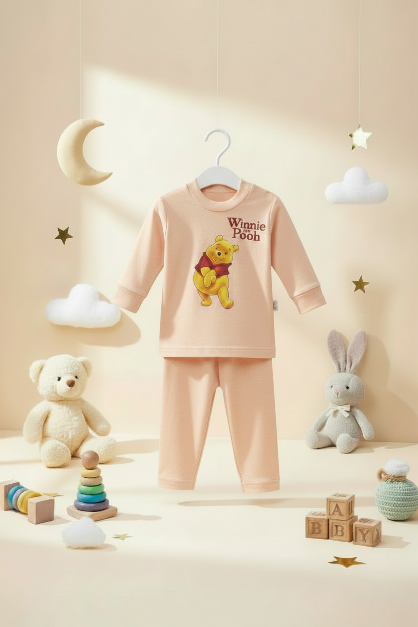 WINNIE THE POOH 2 PIECES Pajamas Set-6 Colors