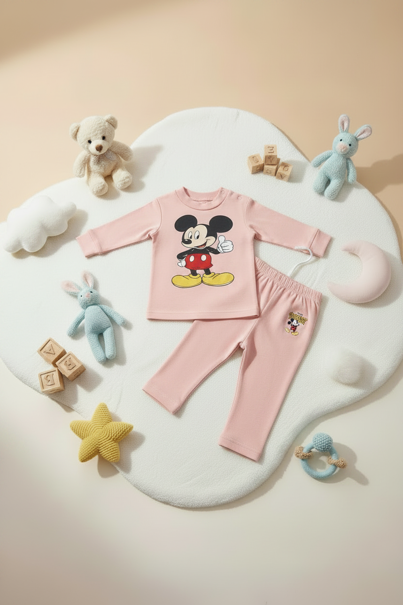 MICKEY MOUSE 2PIECES Pajamas Set-6 Colors