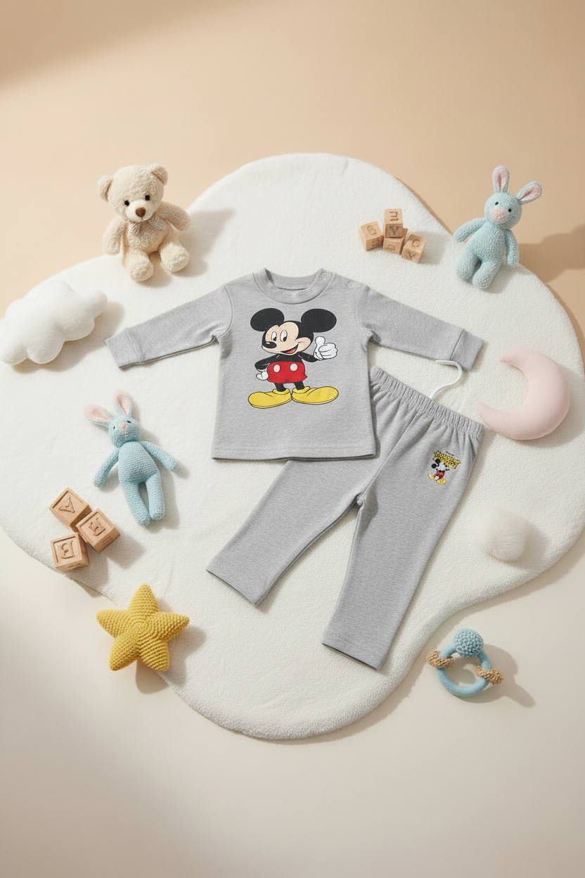 MICKEY MOUSE 2PIECES Pajamas Set-6 Colors