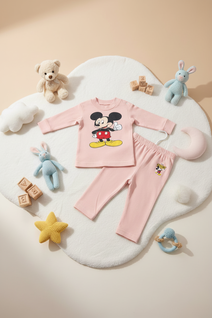 MICKEY MOUSE 2PIECES Pajamas Set-6 Colors