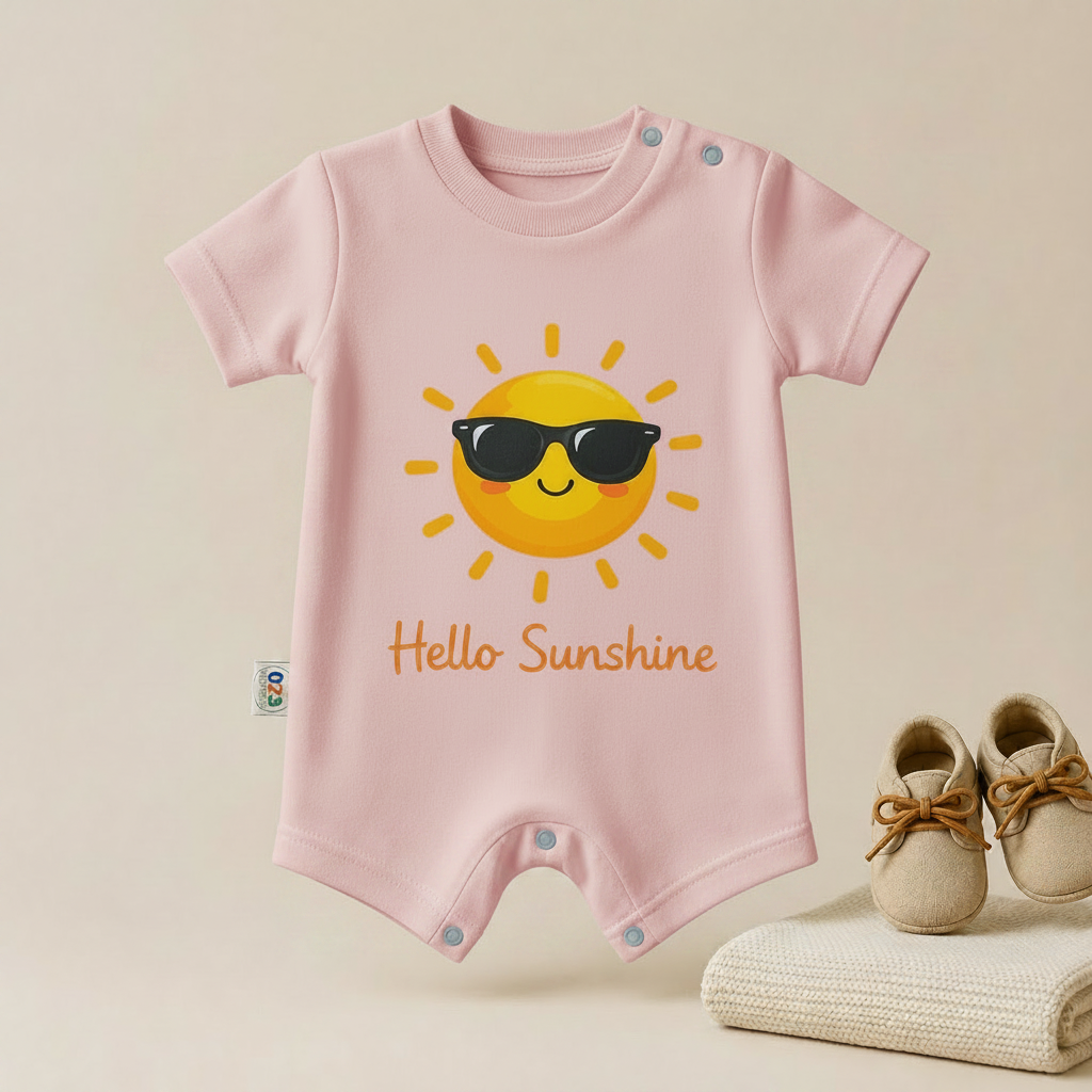 Hello Sunshine Baby Romper – 6 Color Options