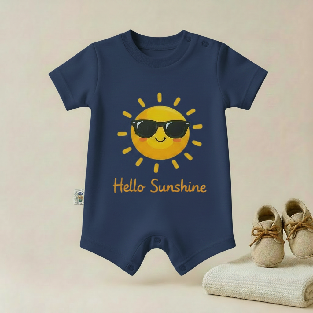 Hello Sunshine Baby Romper – 6 Color Options