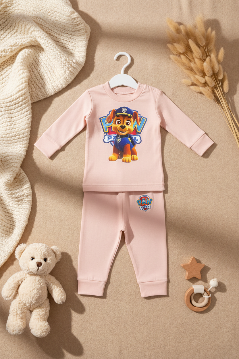 CHASE PAW PATROL -2 PIECES Pajamas Set -6 COLORS