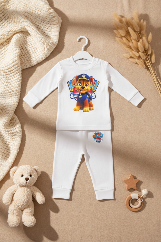 CHASE PAW PATROL -2 PIECES Pajamas Set -6 COLORS