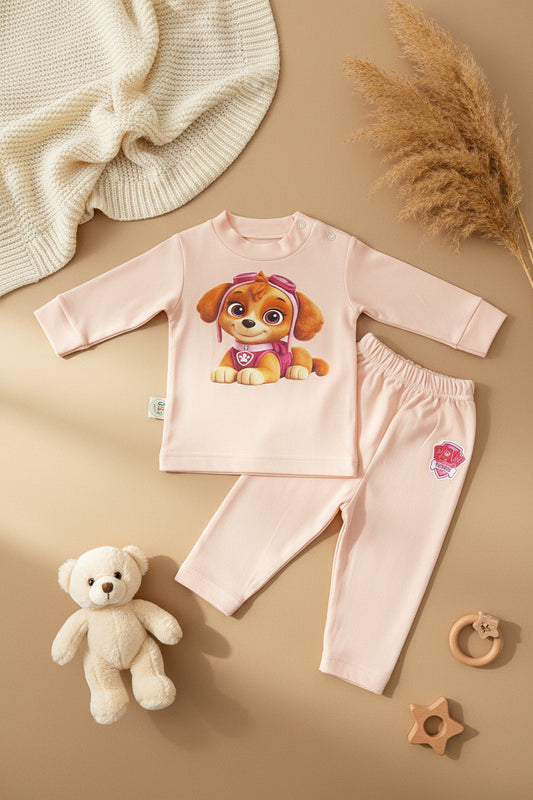 SKY- PAW PATROL 2 PIECES Pajamas -6 Colors