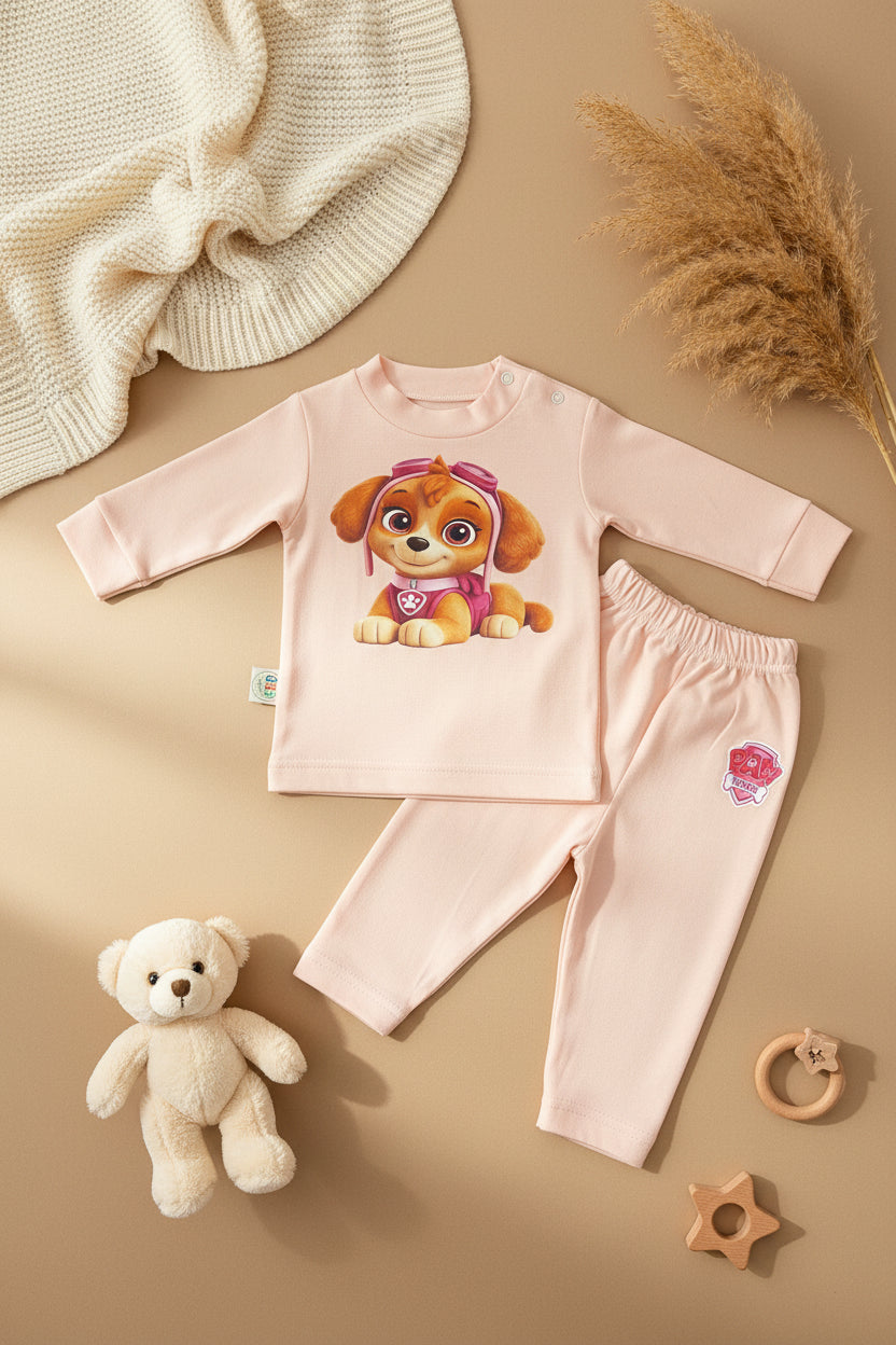 SKY- PAW PATROL 2 PIECES Pajamas -6 Colors