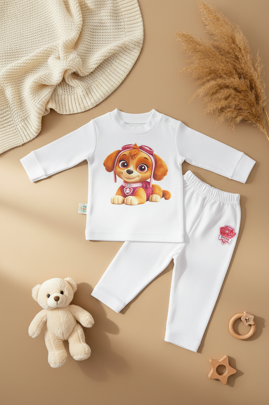 SKY- PAW PATROL 2 PIECES Pajamas -6 Colors