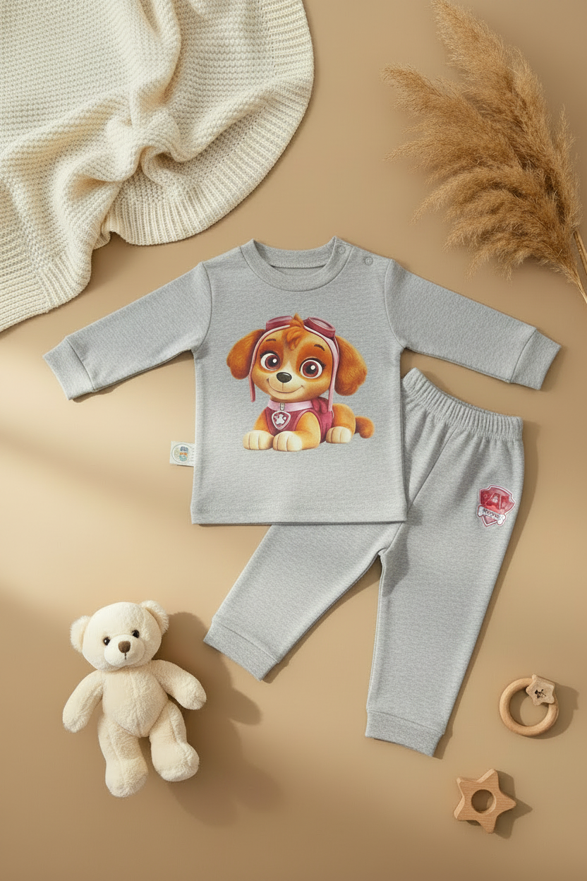 SKY- PAW PATROL 2 PIECES Pajamas -6 Colors