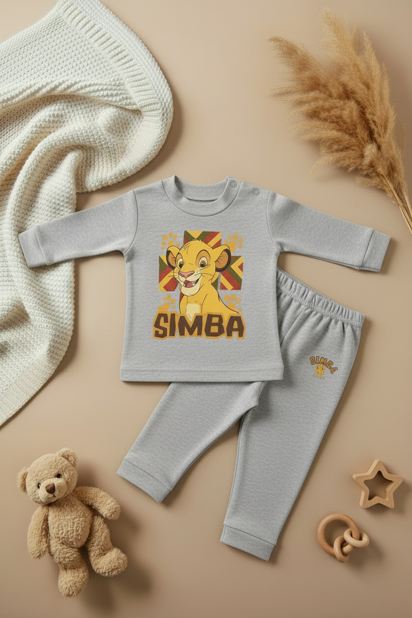 SIMBA Baby 2 pieces Pajamas Set- Available 6 colors -