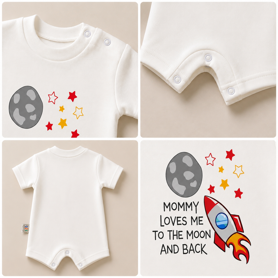 Mommy Loves Me Baby Romper – 6 Color Options