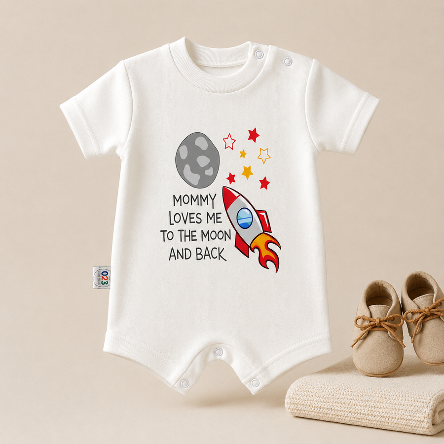 Mommy Loves Me Baby Romper – 6 Color Options