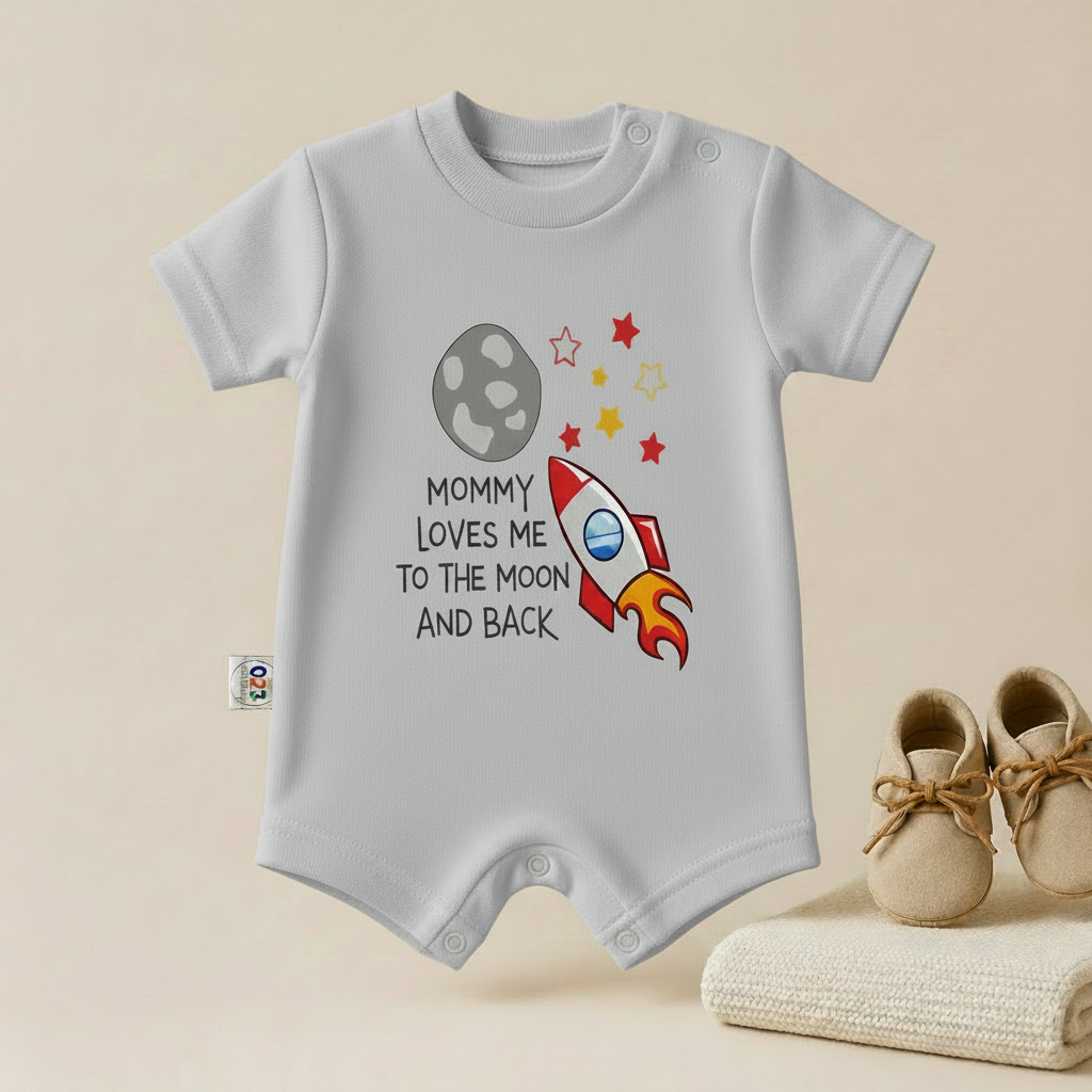 Mommy Loves Me Baby Romper – 6 Color Options