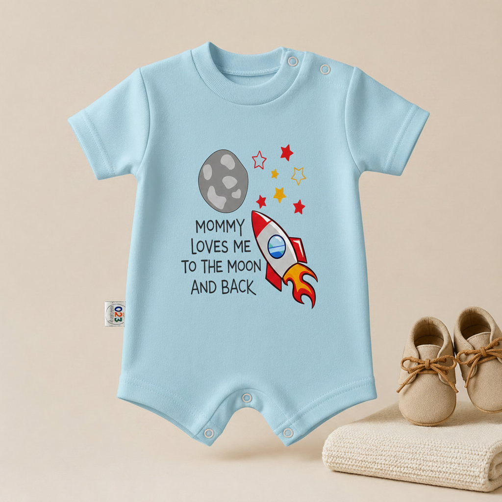 Mommy Loves Me Baby Romper – 6 Color Options