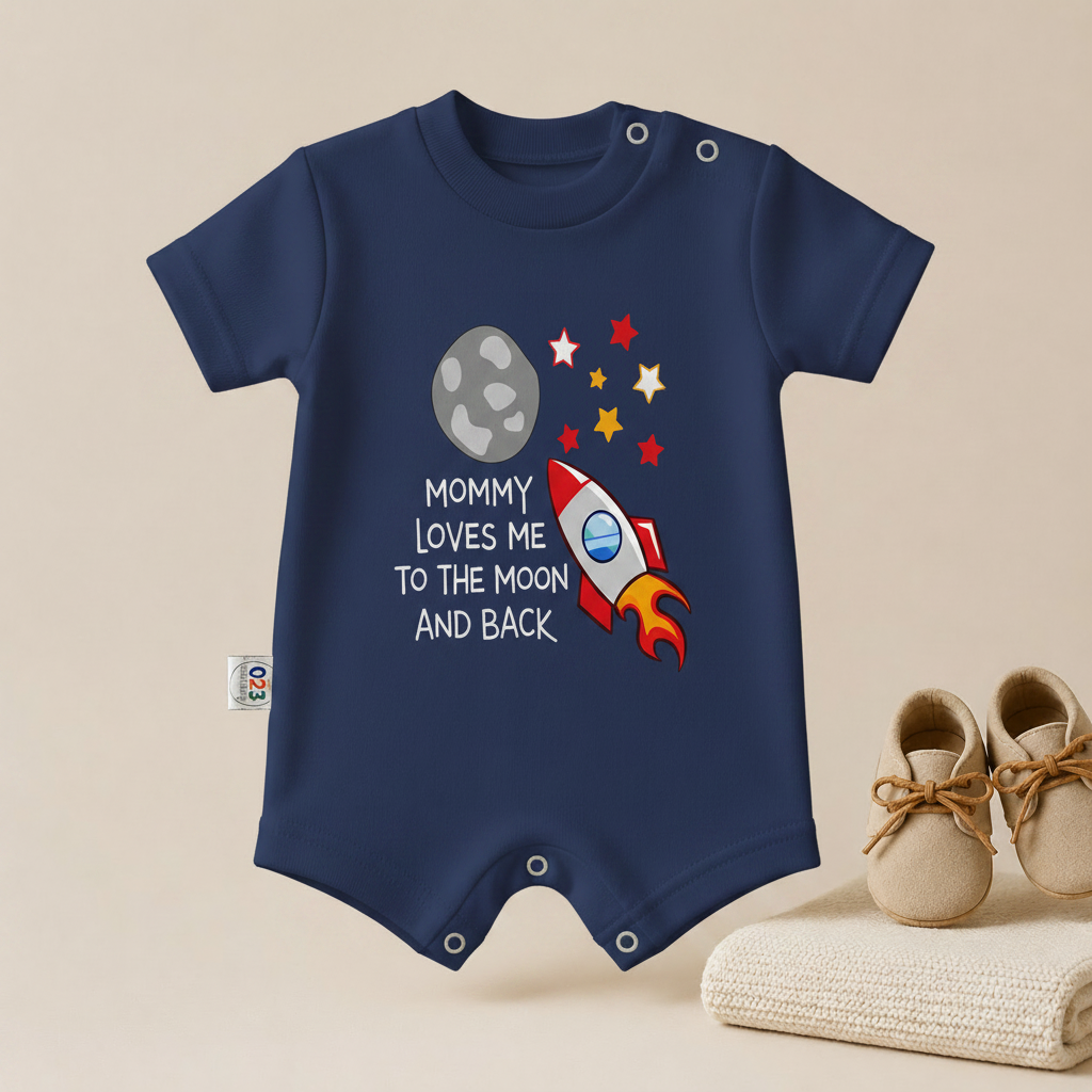 Mommy Loves Me Baby Romper – 6 Color Options
