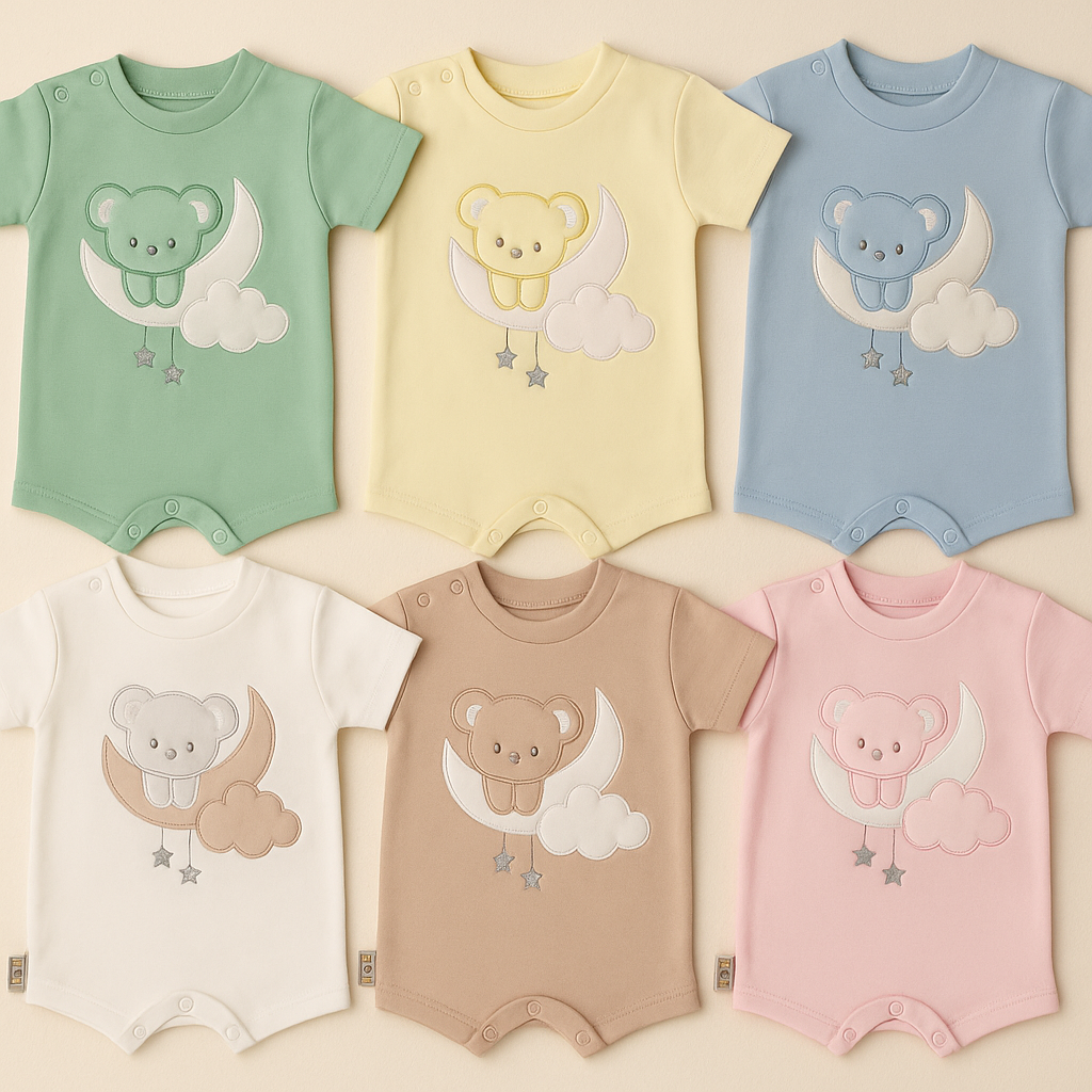 Moon Bear Baby Bodysuit