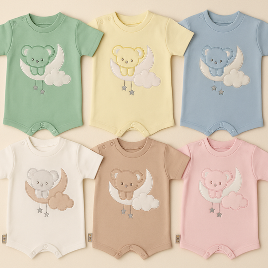 Moon Bear Baby Bodysuit