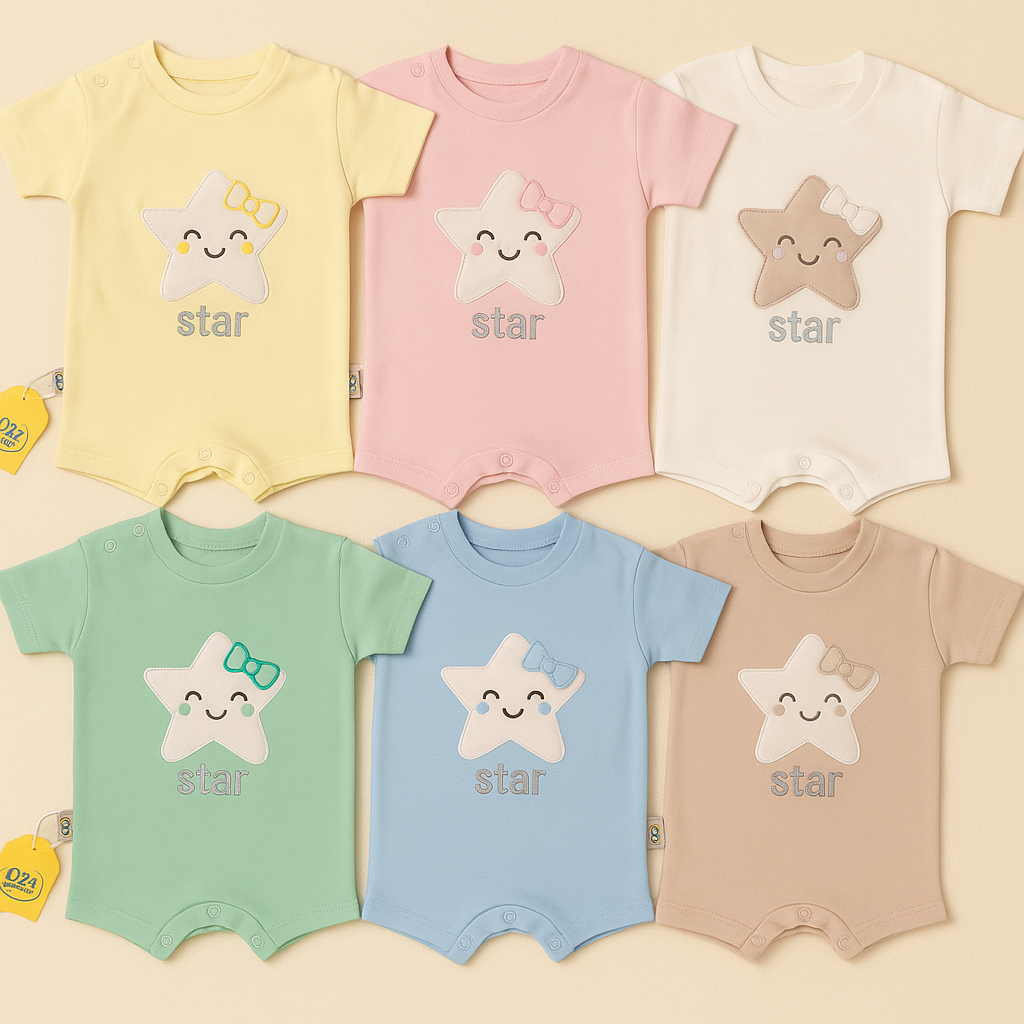 Twinkle Star Baby Bodysuit