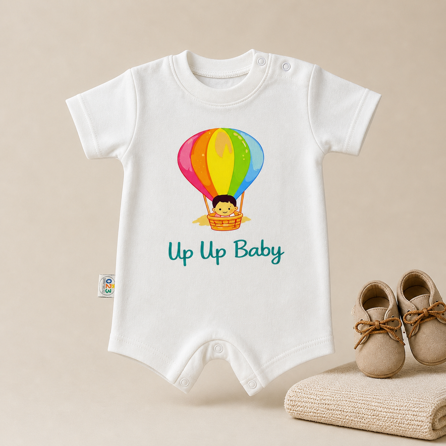Up Up Baby Hot Air Balloon Romper – 6 Color Options