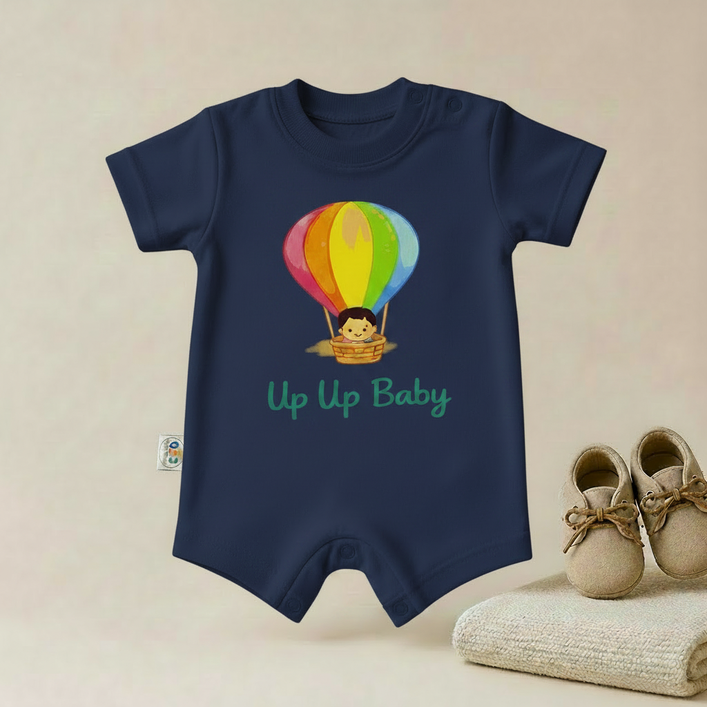 Up Up Baby Hot Air Balloon Romper – 6 Color Options