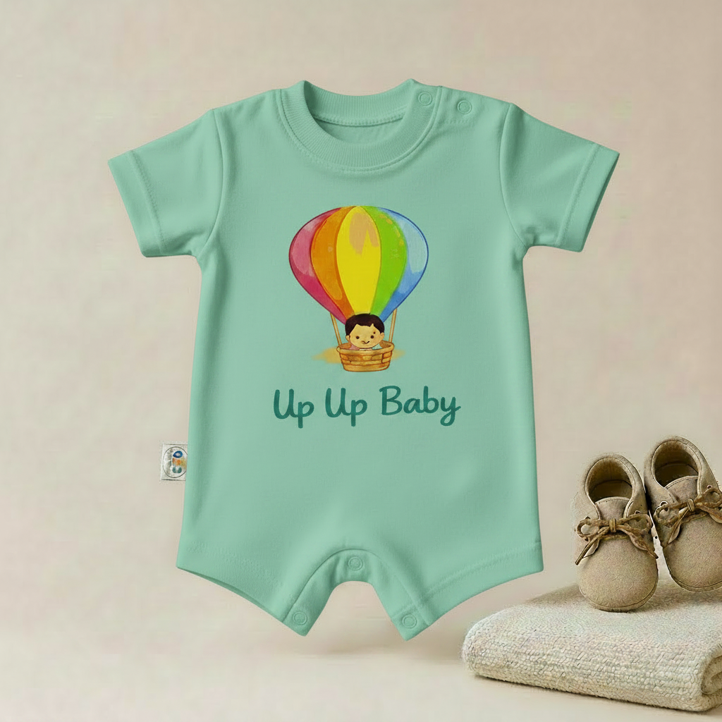 Up Up Baby Hot Air Balloon Romper – 6 Color Options