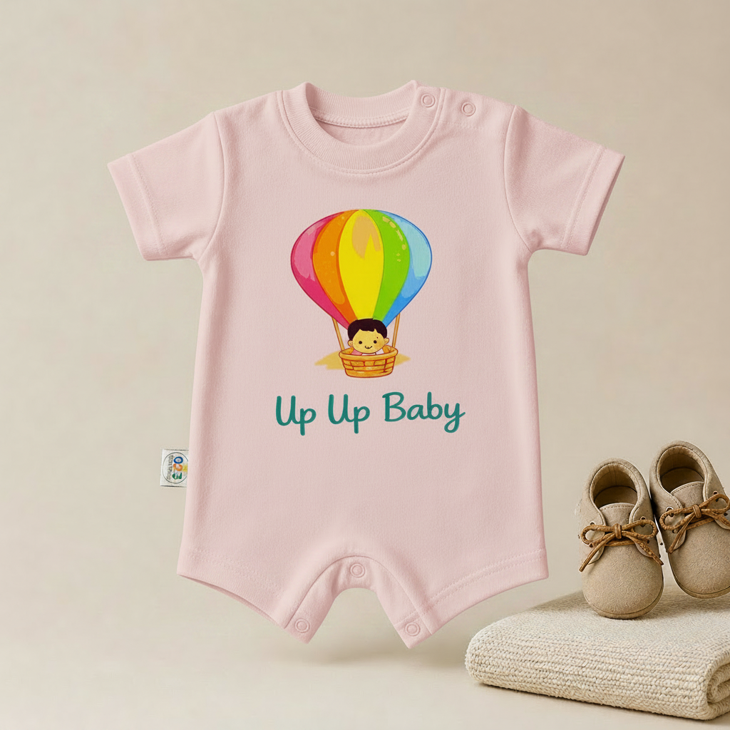 Up Up Baby Hot Air Balloon Romper – 6 Color Options