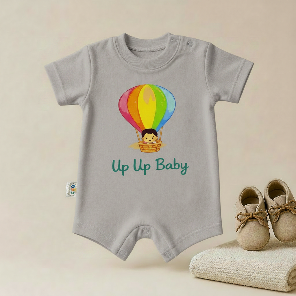 Up Up Baby Hot Air Balloon Romper – 6 Color Options
