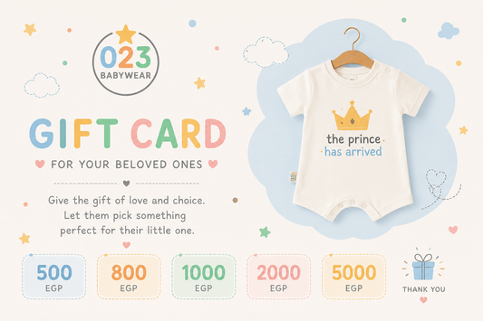 🎁💛 023 Babywear Gift Card 🎁💛كارت مشتريات للهدايا