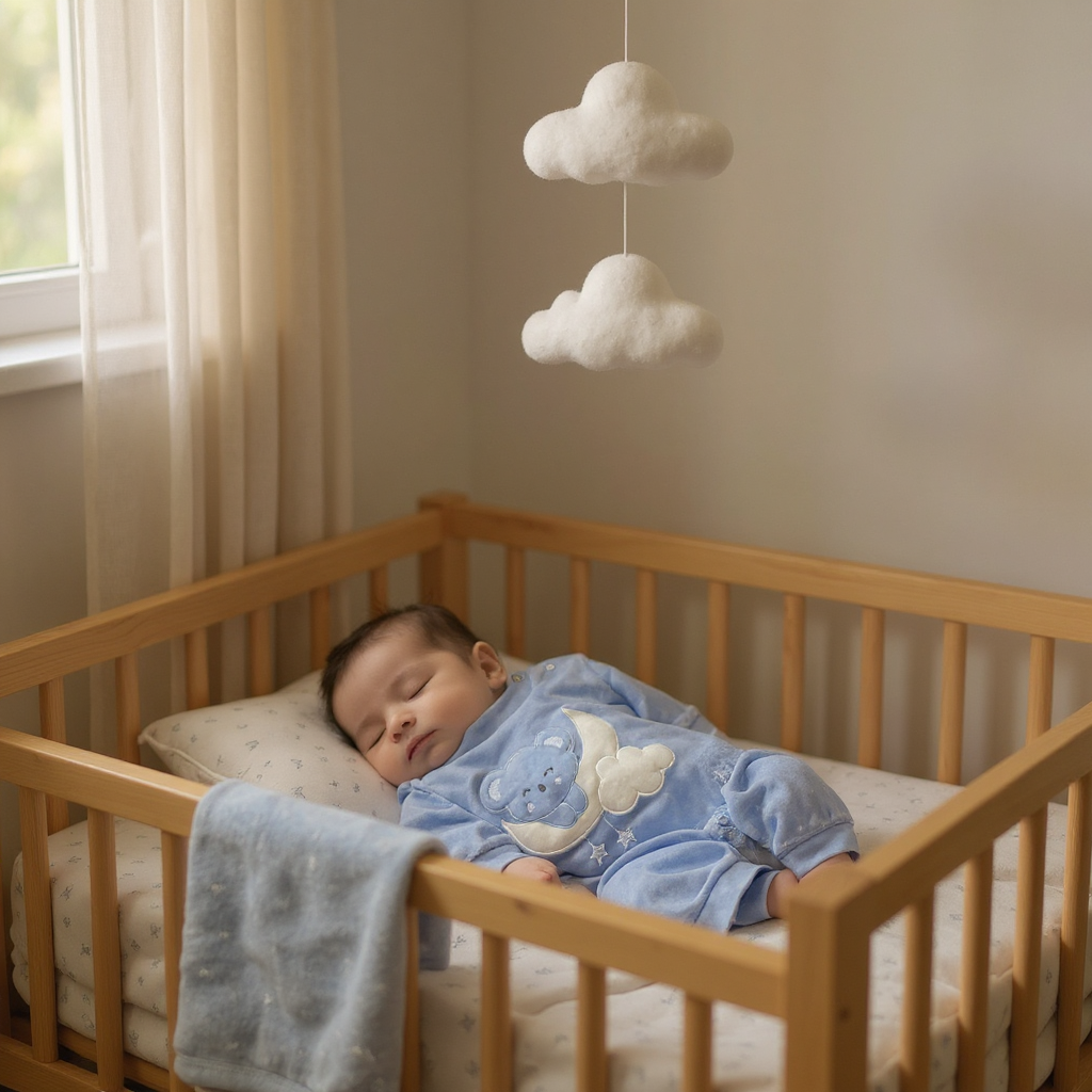 Winter Moon Bear Baby Matching Suit - Boy