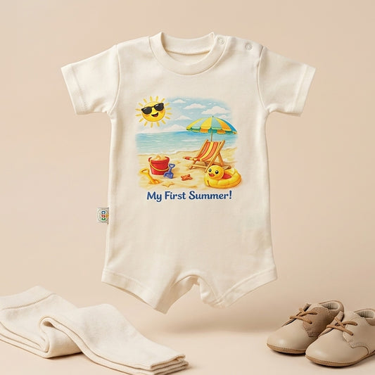 My First Summer Beach Baby Romper – 6 Colors