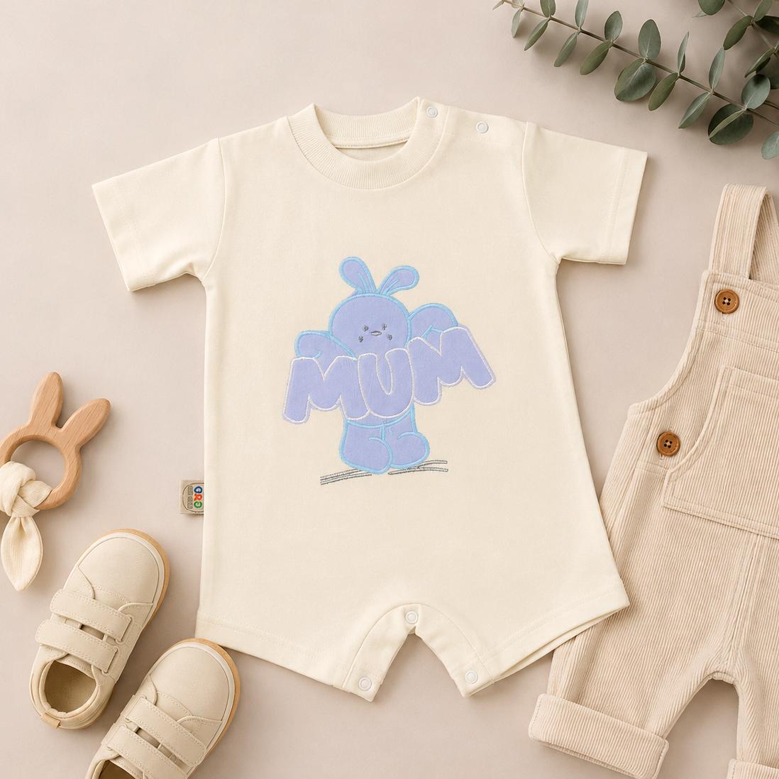 MUM Bunny Baby Romper-Available 4 colors