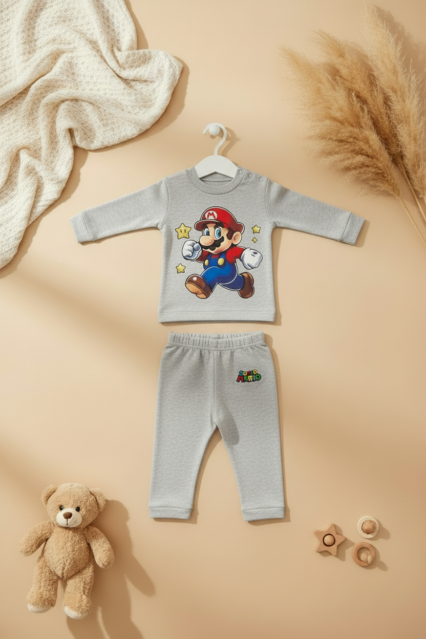 Super Mario - 2 pieces pajama set - Available in 6colors