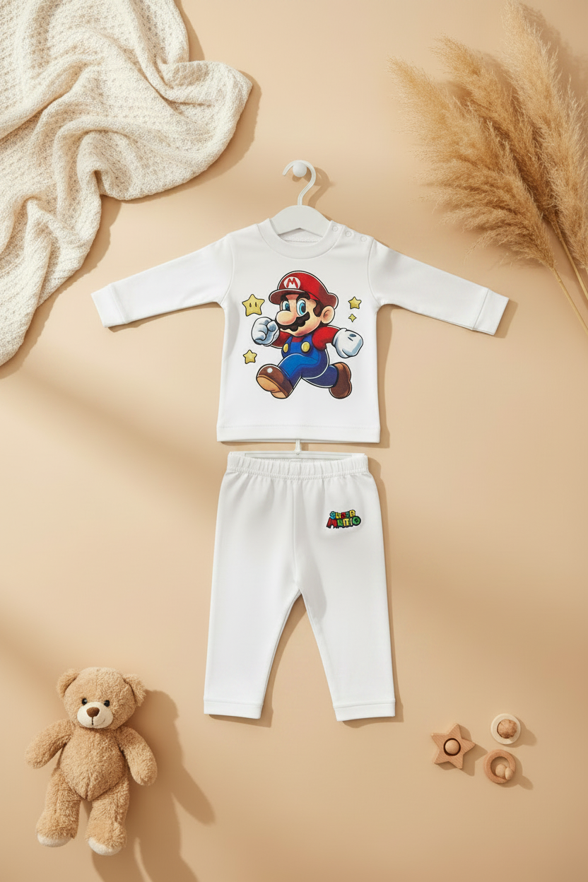 Super Mario - 2 pieces pajama set - Available in 6colors
