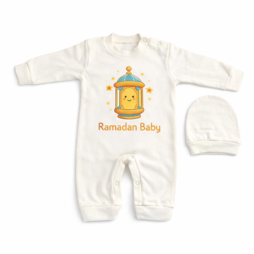 Ramadan Baby Sleepsuit | Lantern Newborn Romper