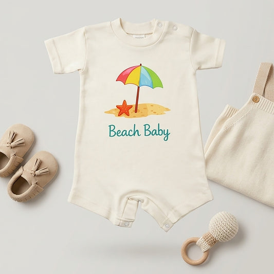 Beach Baby Baby Romper – 6 Color Options