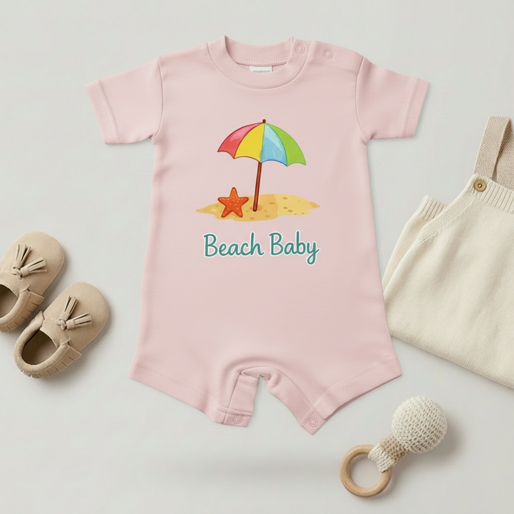 Beach Baby Romper – 6 Color Options