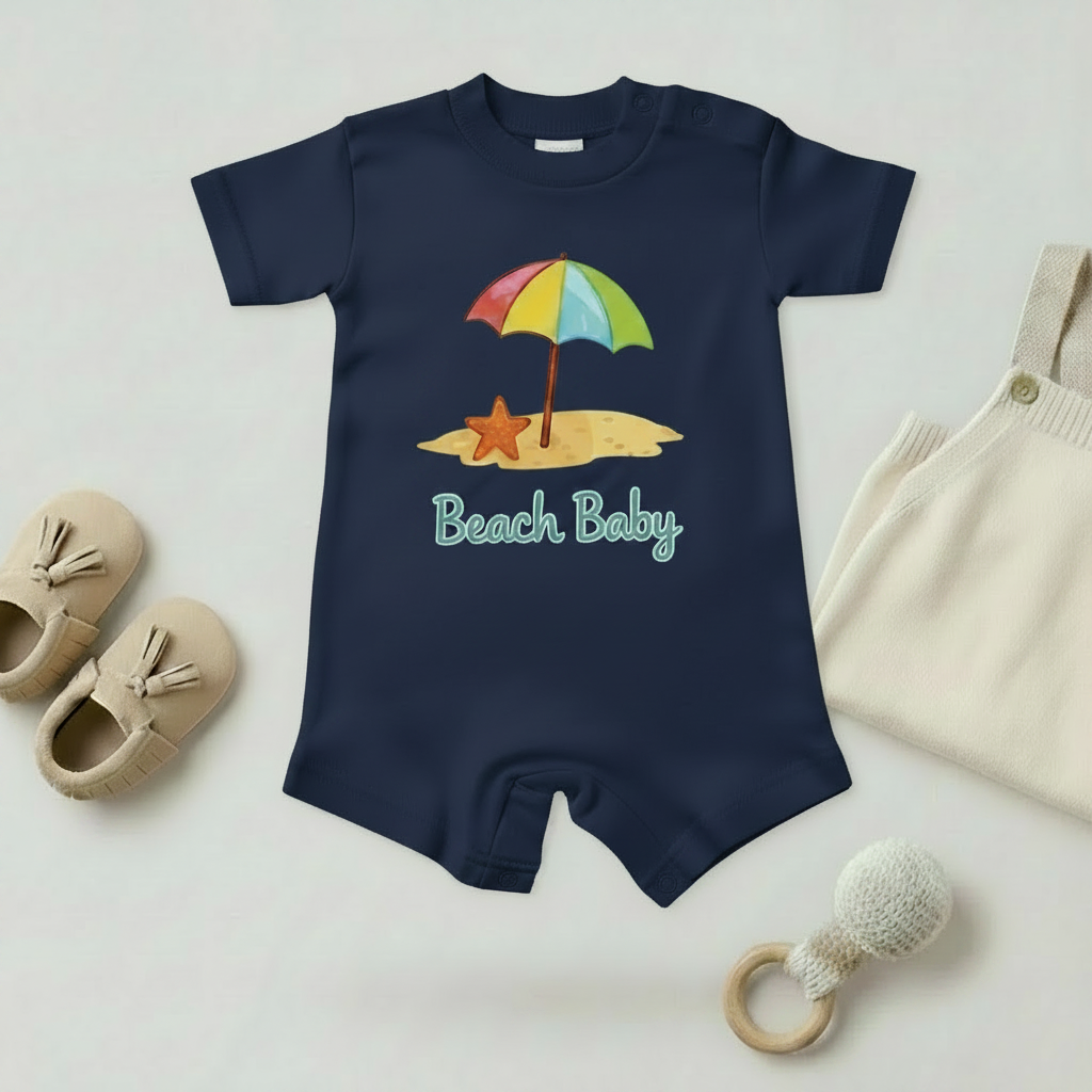 Beach Baby Romper – 6 Color Options
