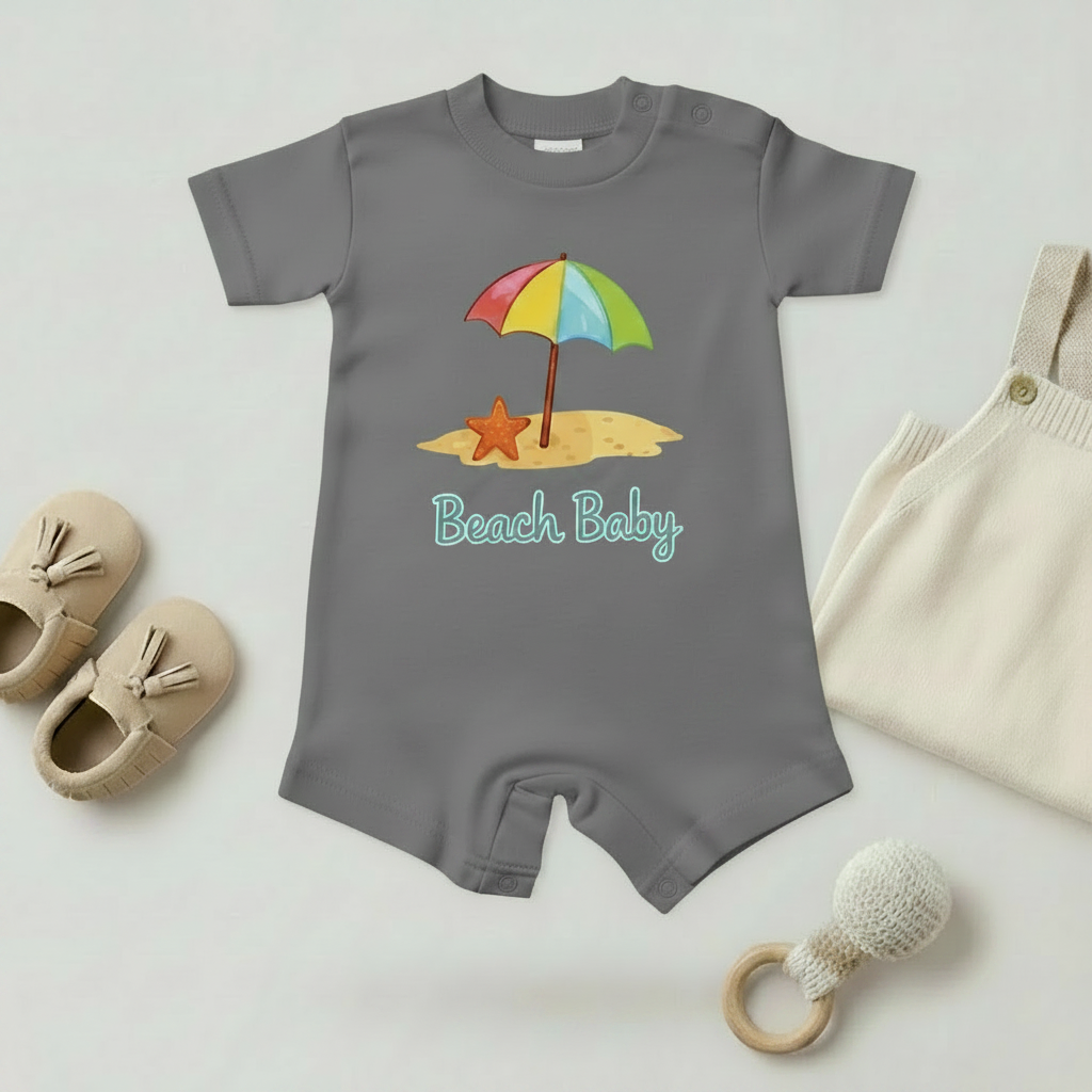 Beach Baby Romper – 6 Color Options