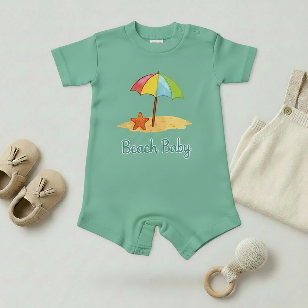 Beach Baby Romper – 6 Color Options