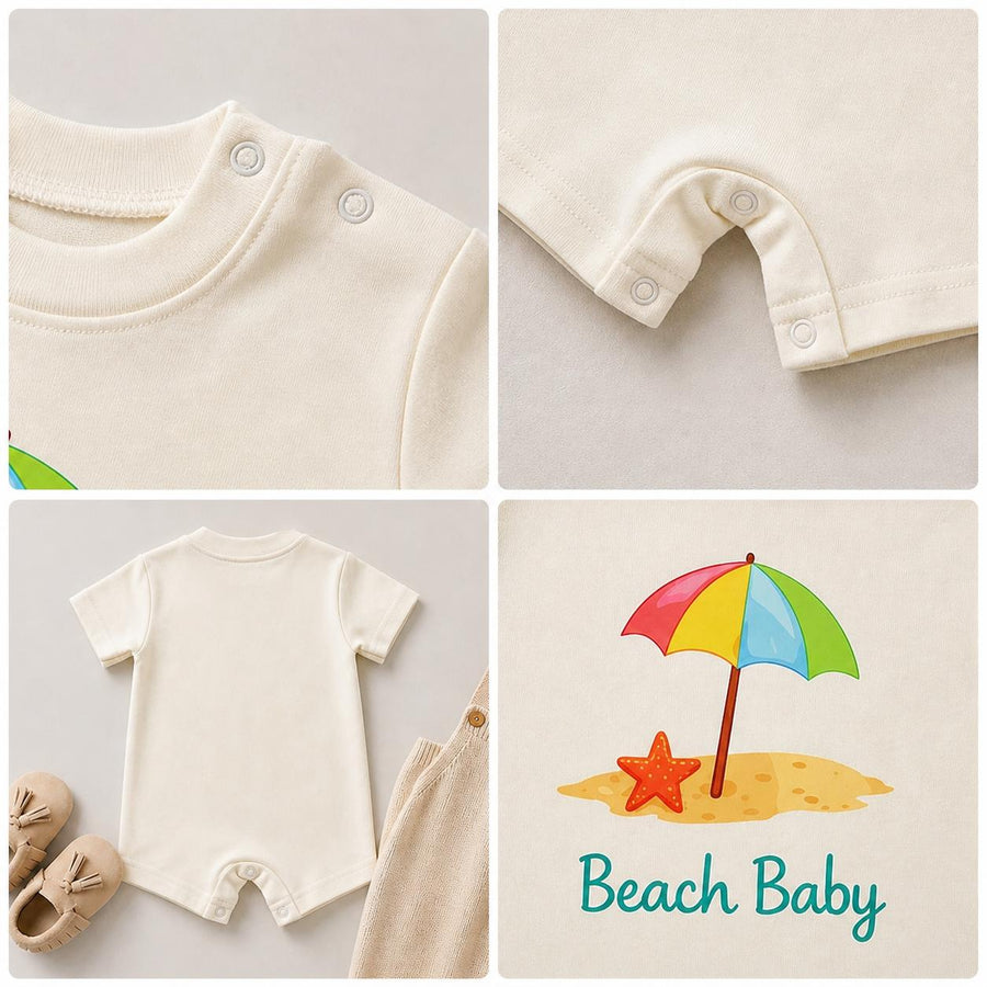 Beach Baby Romper – 6 Color Options